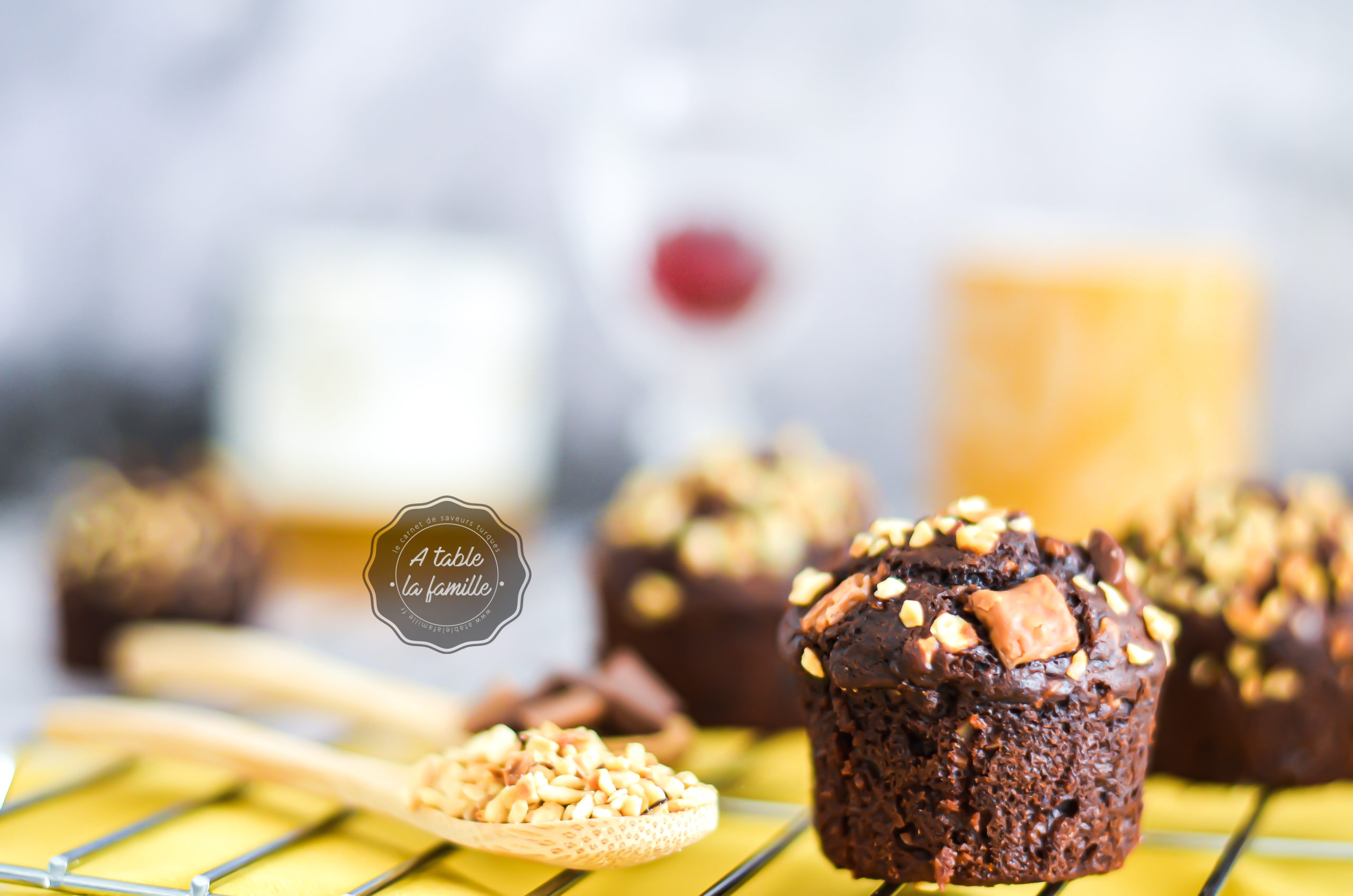 Muffin au chocolat et noisettes